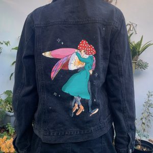 Howl & Sophie hand painted Denim