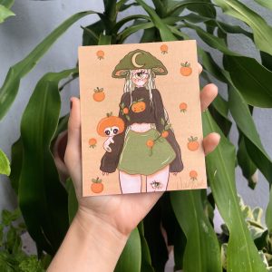 Tangerine Fungus print