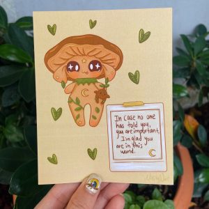 I am glad you are in this world print