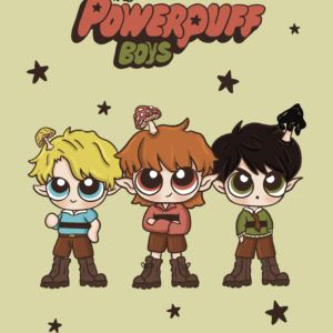 The powerpuff boys print