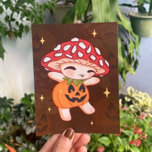 Lua it's a happy Pumpkin print