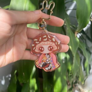 Howl Skeleton Keychain