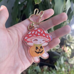 Baby Lua Pumpkin Keychain