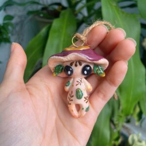 Moon Ornament baby (hand made)