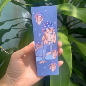 Violet Webcap Bookmark