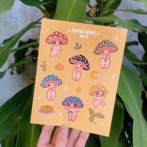Sticker Sheets Gaia Fungus