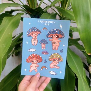 Sticker Sheets Baby Rain
