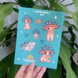 Sticker Sheets Baby Aqua