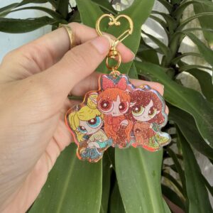 Powerpuff Keychain