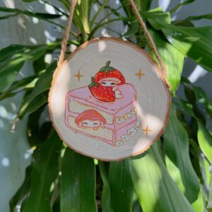 Wood decore (hand painted)