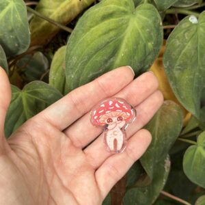 Lua glitter pin
