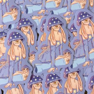 Violet Webcap sticker