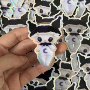 Kuromi shroom sticker