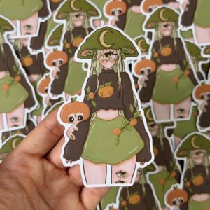 Oranssi Shroom Sticker