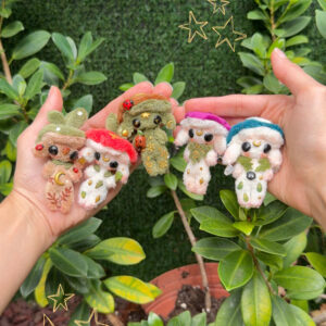 Tiny little keychain baby plush