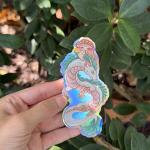 Haku and Lua waterproof sticker
