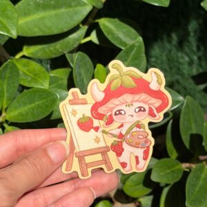 Baby Mellow glitter sticker