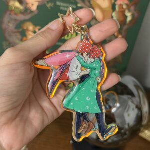 Howl and Sophie keychain