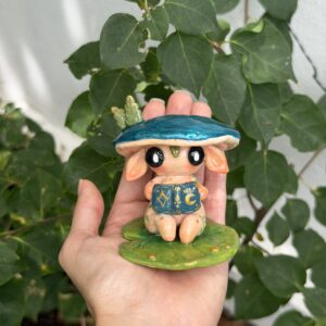 Polymer clay baby 4