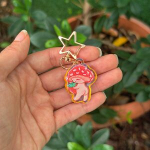 Tiny Lua berry keychain