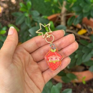 Tiny fresia keychains