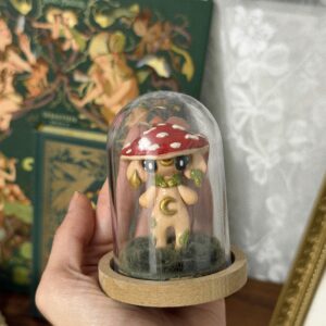 Gaia Red Polymer Clay fungus