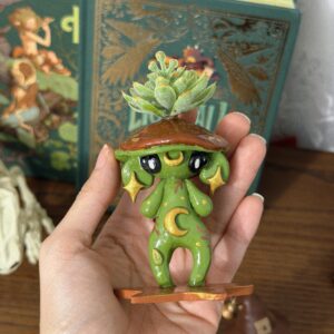 Gaia Green Polymer Clay fungus